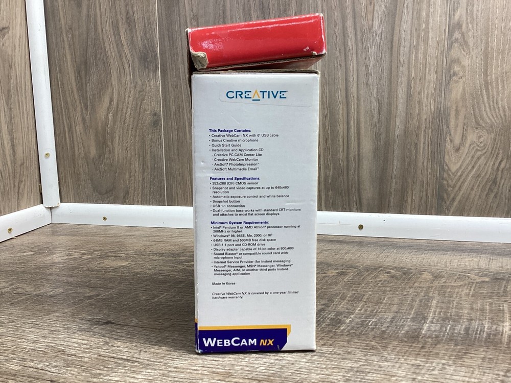 Creative Webcam NX Model PD1110 Usb