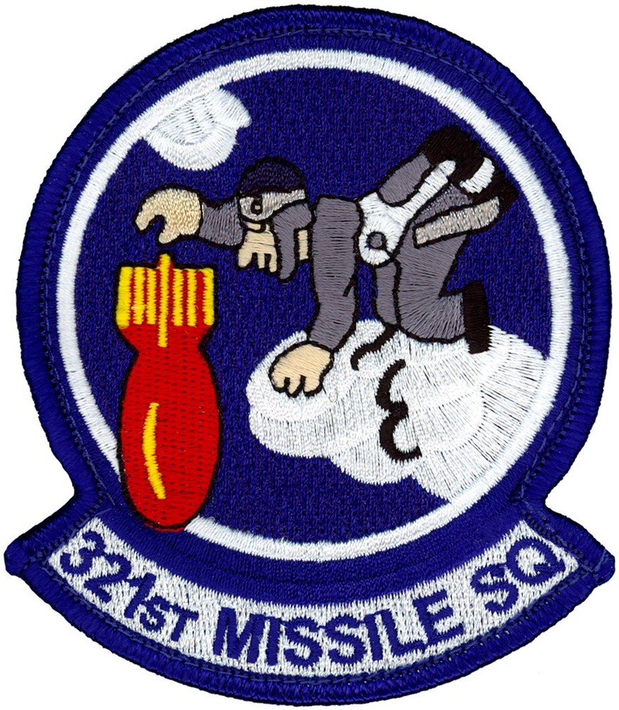 USAF 321st MISSILE SQUADRON HERITAGE PATCH