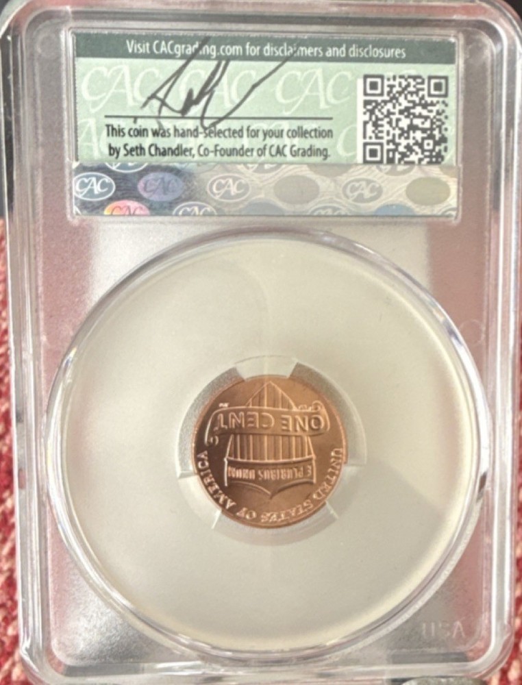 2025-P Lincoln Shield Small Cent CAC MS64RD Uncirculated Copper WitterBrick