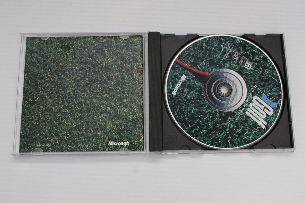 Microsoft Golf Software CD-ROM for PC Vintage 1997 Multi-Media Edition