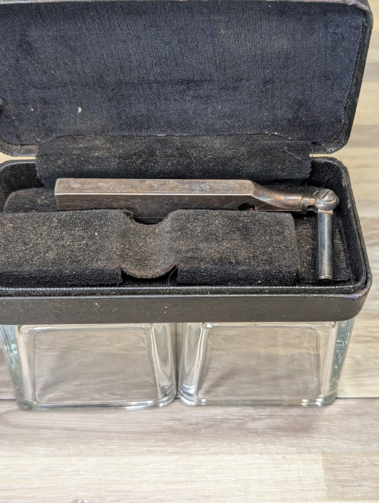 Starrett Last Word Dial Test Indicator INCOMPLETE Case and 1 Original Piece