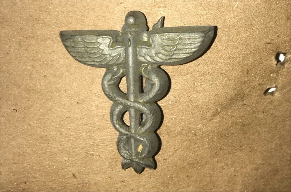 30 Authentic WWII German Army Clerk Thunderbird Pins