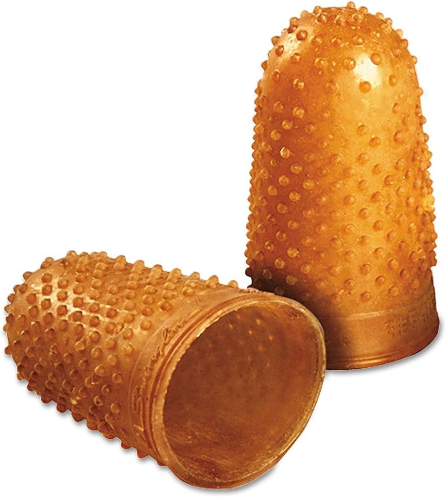 Large Size 13 Rubber Finger Tips - Enhanced Grip with Nubbed Surface, 12 Pack