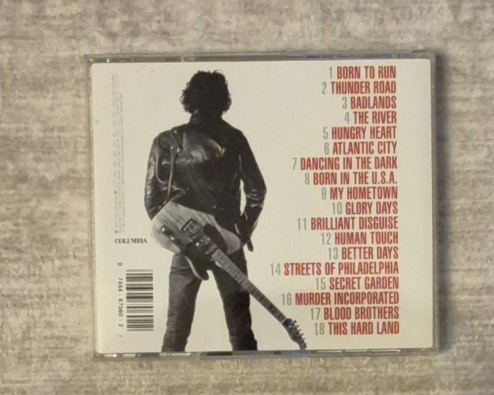 Bruce Springsteen Signed Autographed Greatest Hits CD Booklet