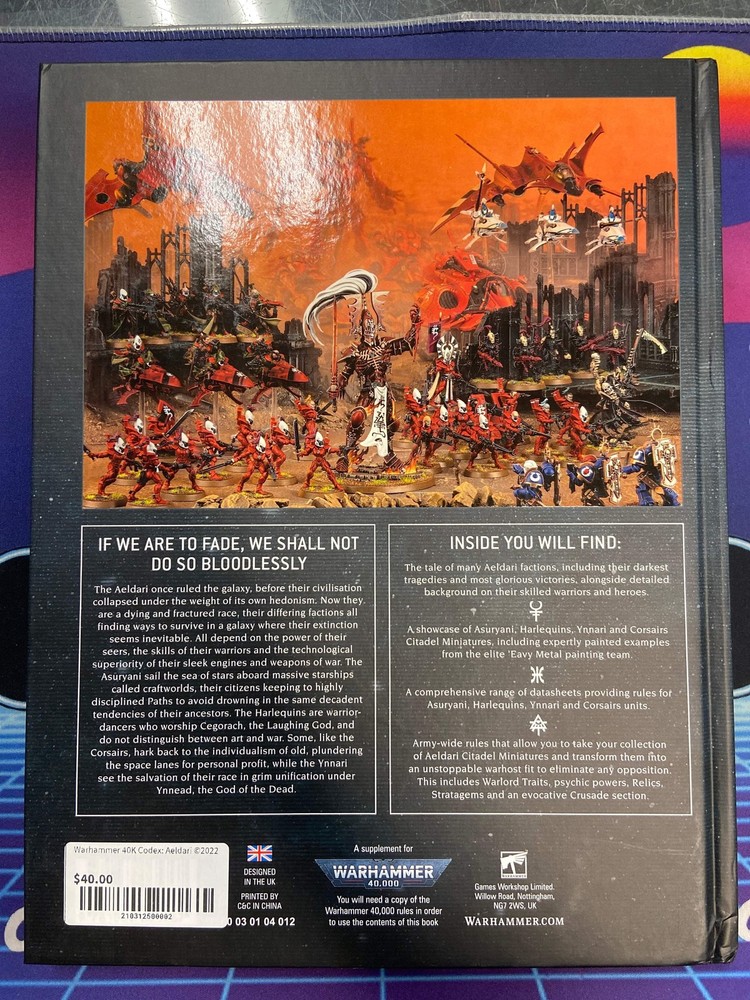 Warhammer 40K Codex: Aeldari ©2022