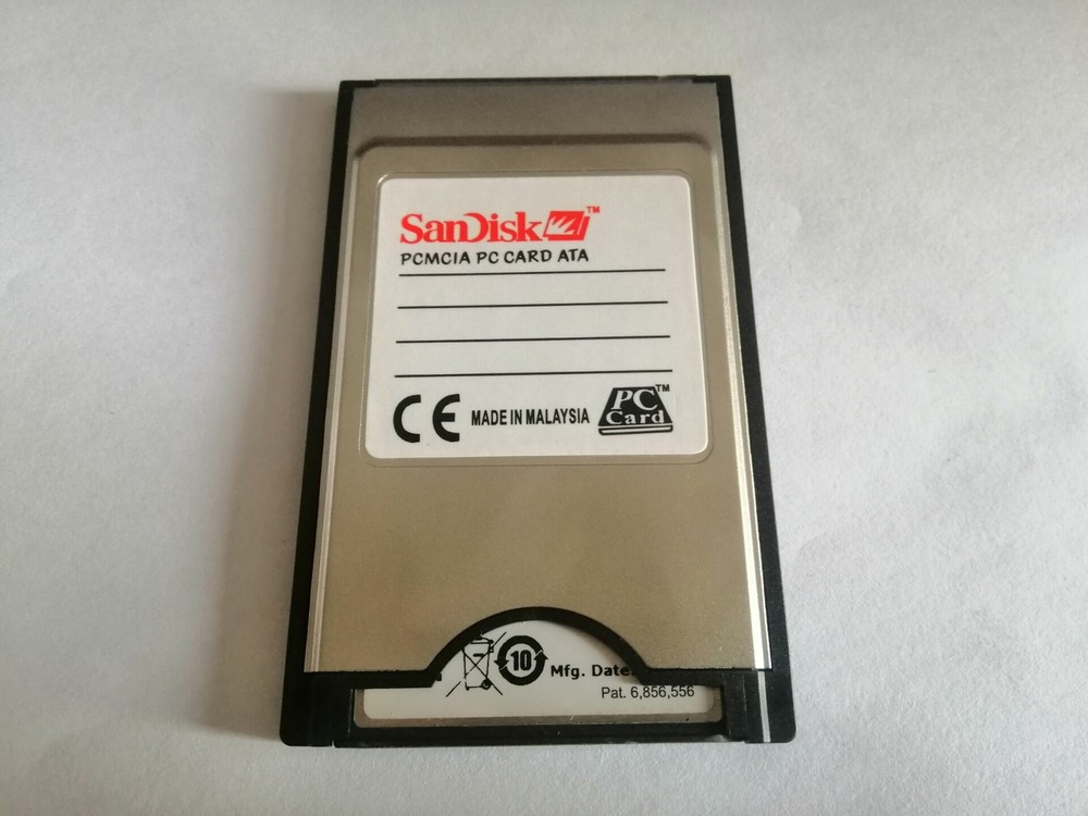 SiliconDrive 64MB CF with Compact Flash Card adapter PC PCMCIA Card