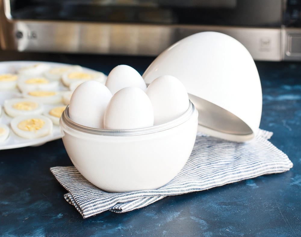Microwave Egg Boiler Rapid Cooking Kitchen Breakfast Accessory