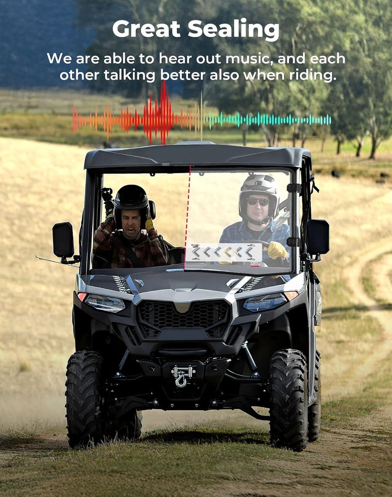 CFMOTO UFORCE Windshield Vented Hard Coated