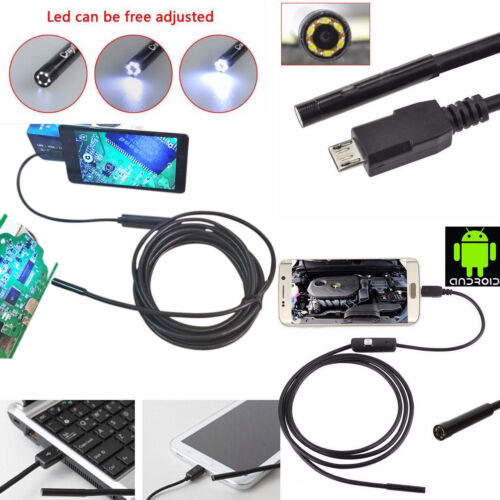 Waterproof Endoscope Borescope Inspection Camera Tool Kit for Android Phone Car