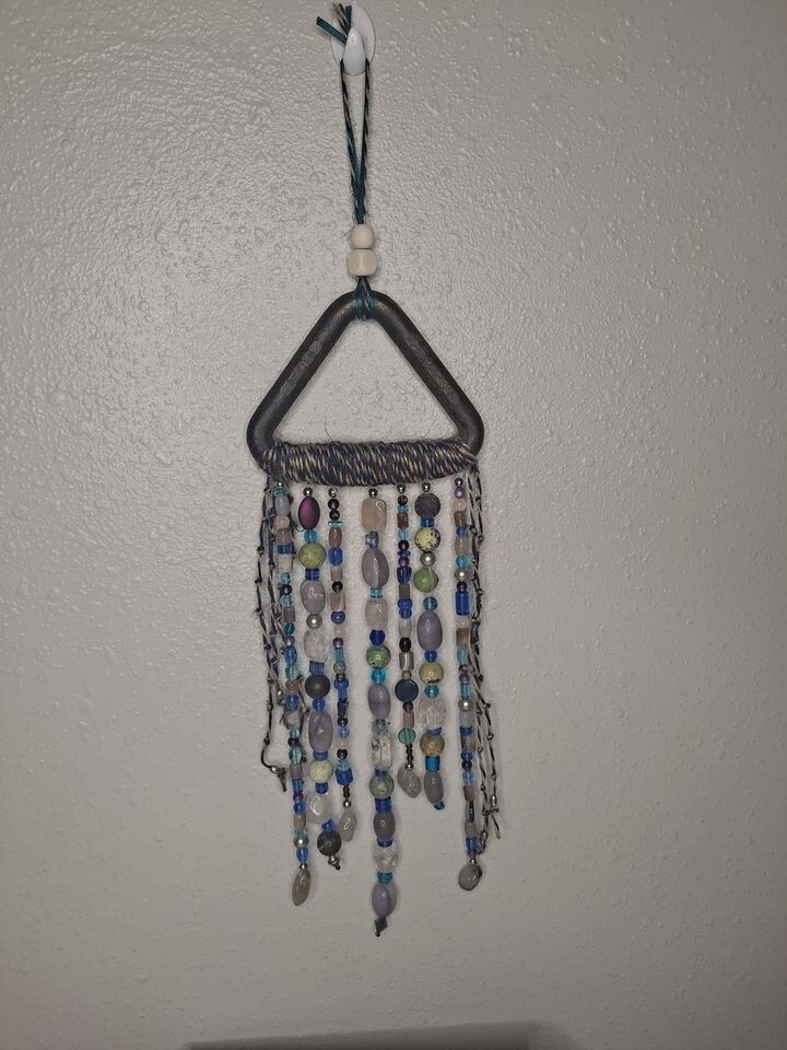 Rustic Beaded Wall Hang