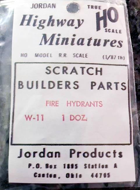 HO Scale Bulk Pack of Fire Hydrant Details Pack