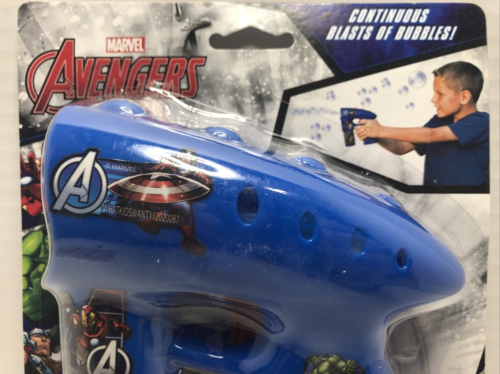 Bubble Blaster Marvel Avengers with Bubbles