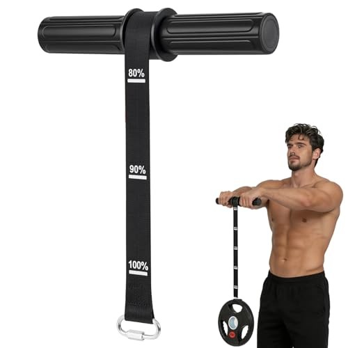 Forearm Strengthener & Wrist Roller，Forearm Exerciser with Thicker Black