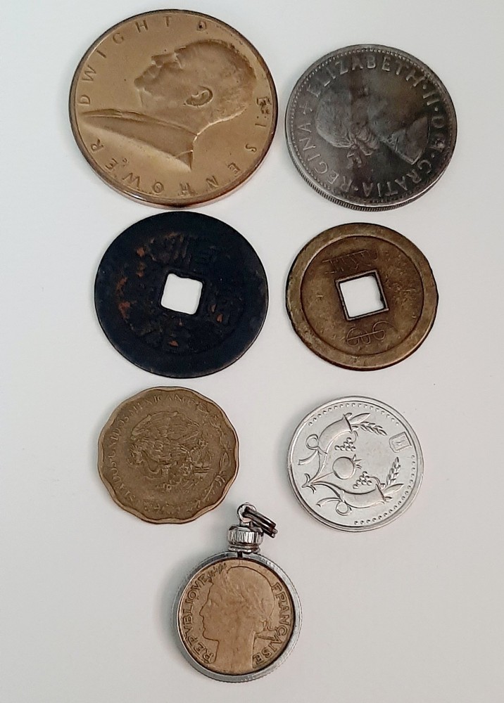 mixed foreign coin lot