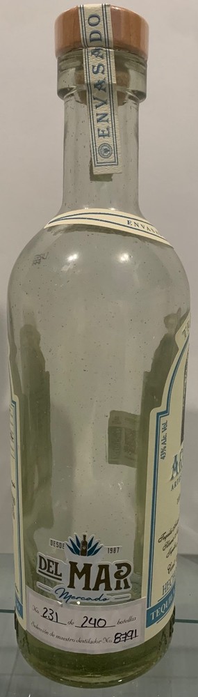 Tequila Arette Anejo Single Barrel Mercado Del Mar Ensenada Mexico Empty Bottle