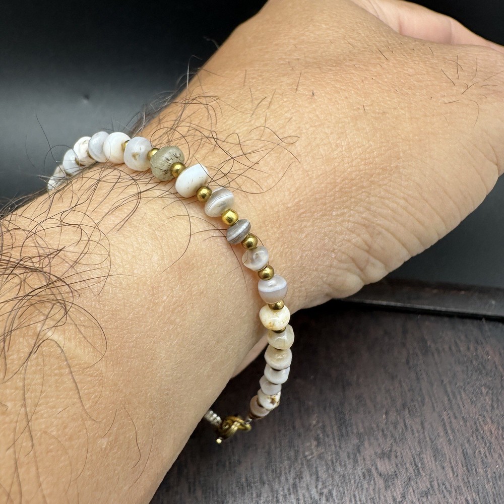 Ancient Old Soleimani Agate Beads Bracelet