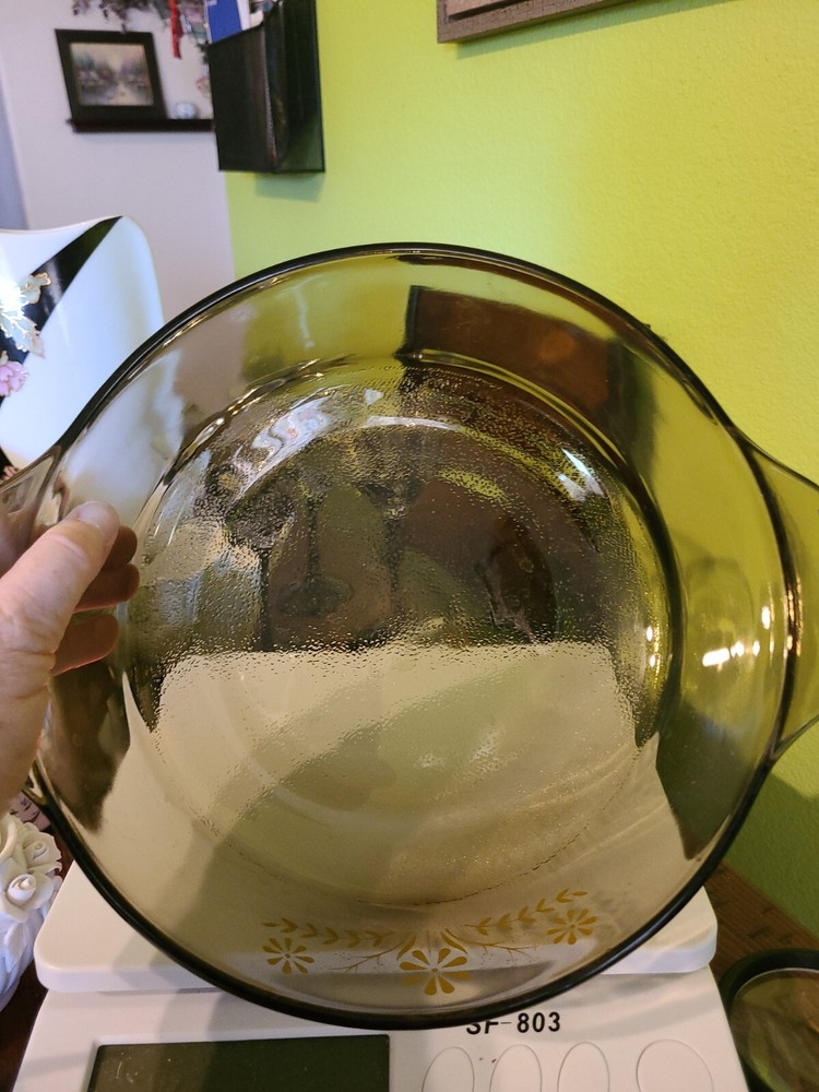 Smokey Brown Glassbake Casserole Dish