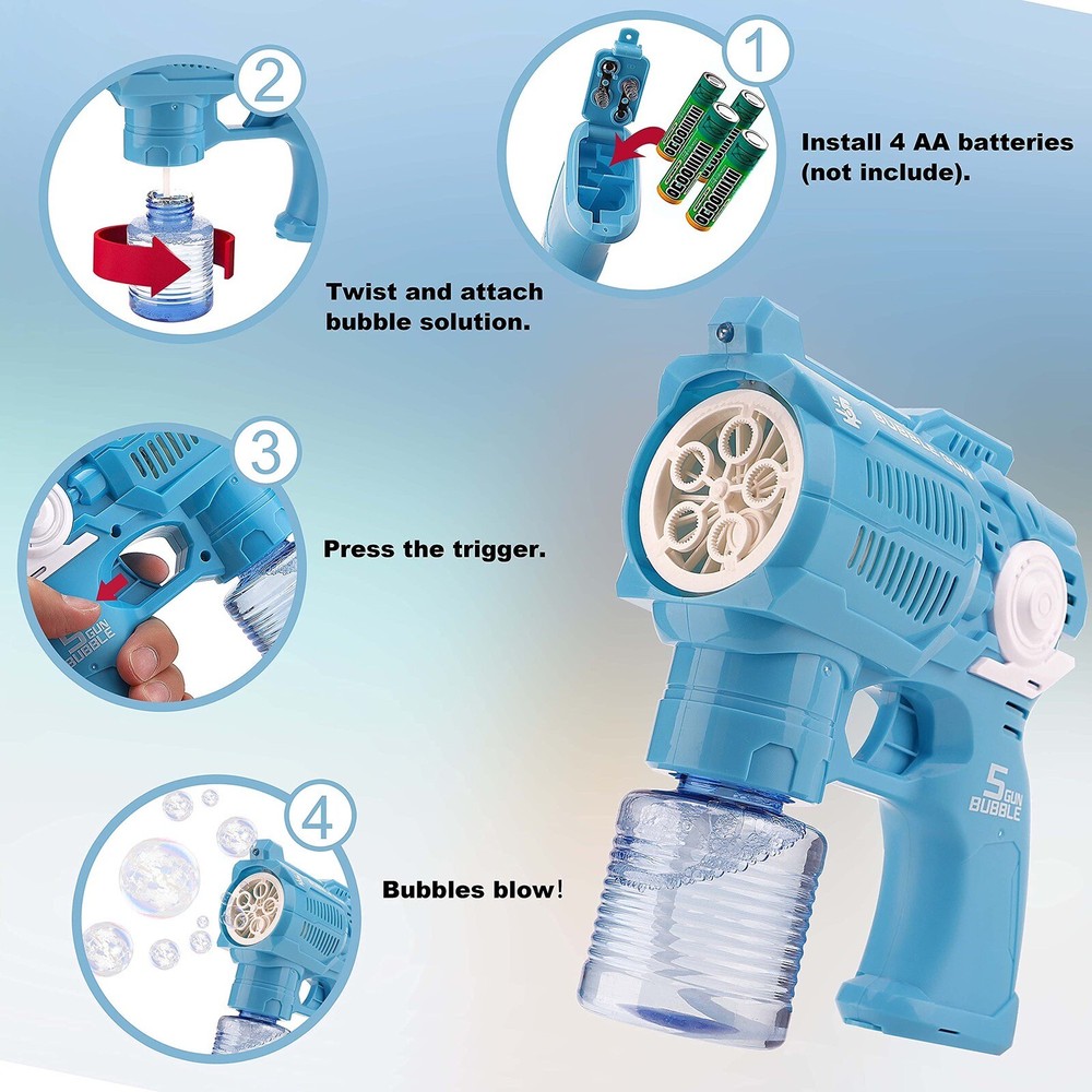 Lydaz Bubbles & Go Mower - Green