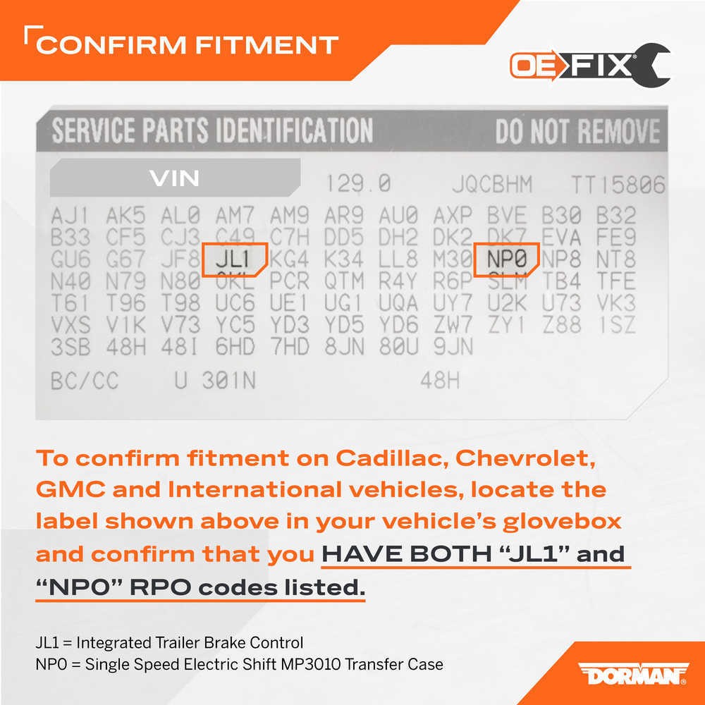 Trailer Brake Control Module Dorman 601-237