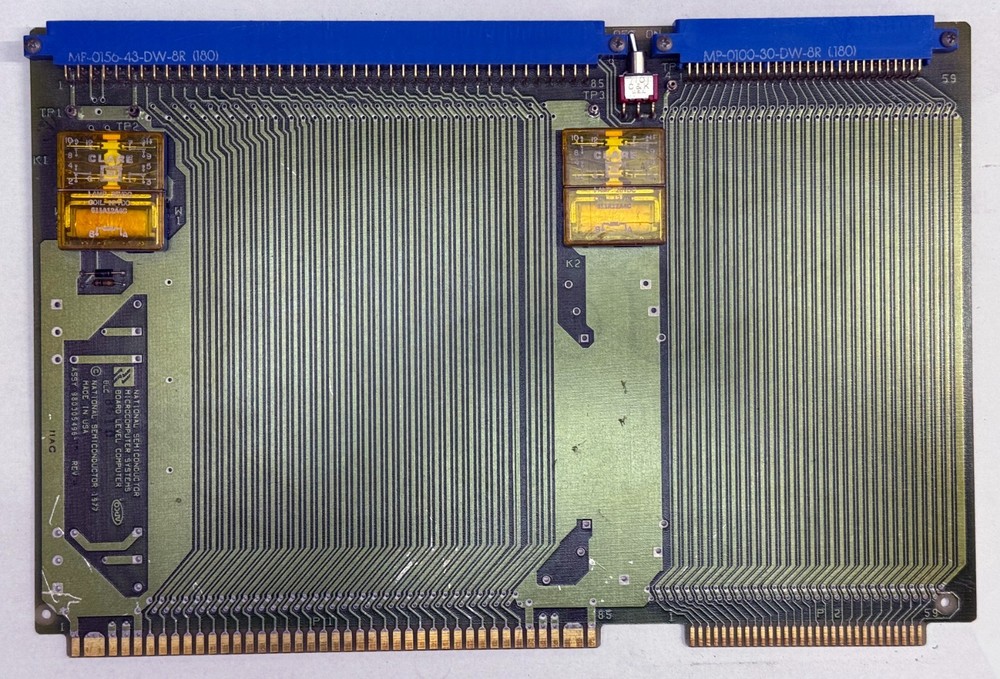 Multibus extender board w/ relay controlled power.  National Semiconductor BLC