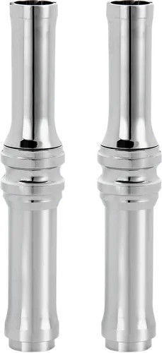 AN 10g Lower Pushrod Covers Kit Chrome Harley Softail Springer 08