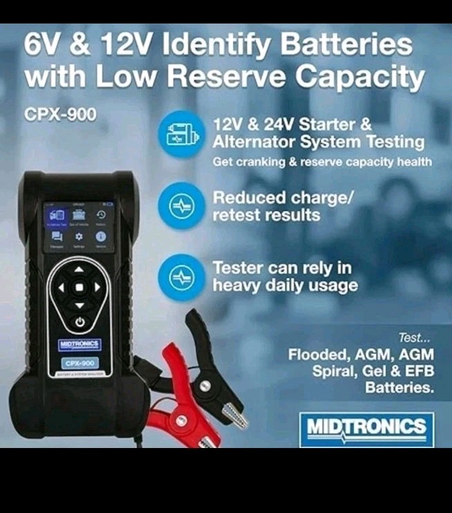 Midtronics CPX-900RP Battery & Electrical System Analyzer- New