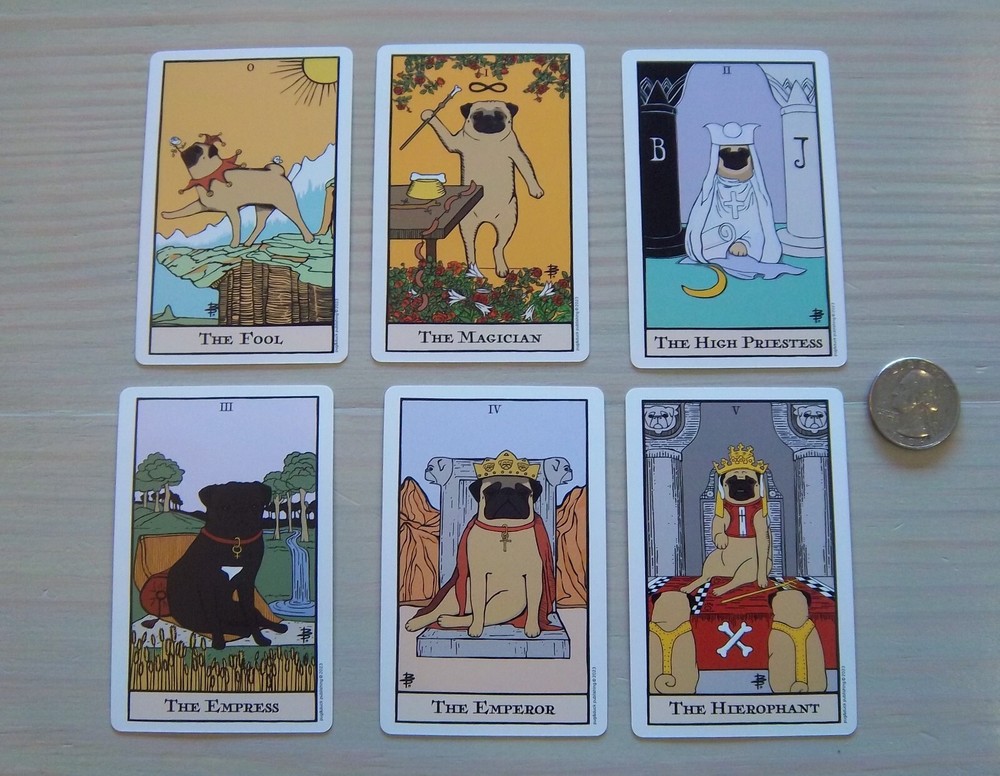Original Indie Pug Bundle - Tarot Deck Expansion Deck Pocket Deck New / Sealed