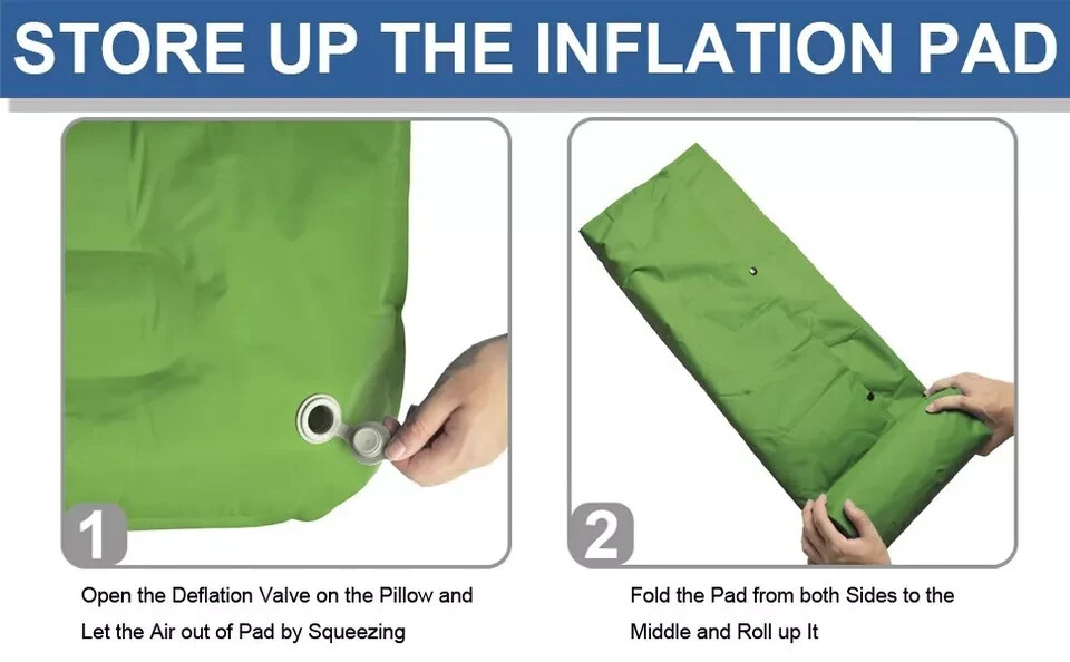 Camping Sleeping Pad Waterproof Inflatable Sleeping Mat Inflating Camping Pads