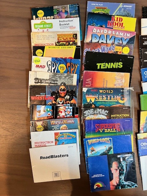 NES Nintendo manual instruction booklet