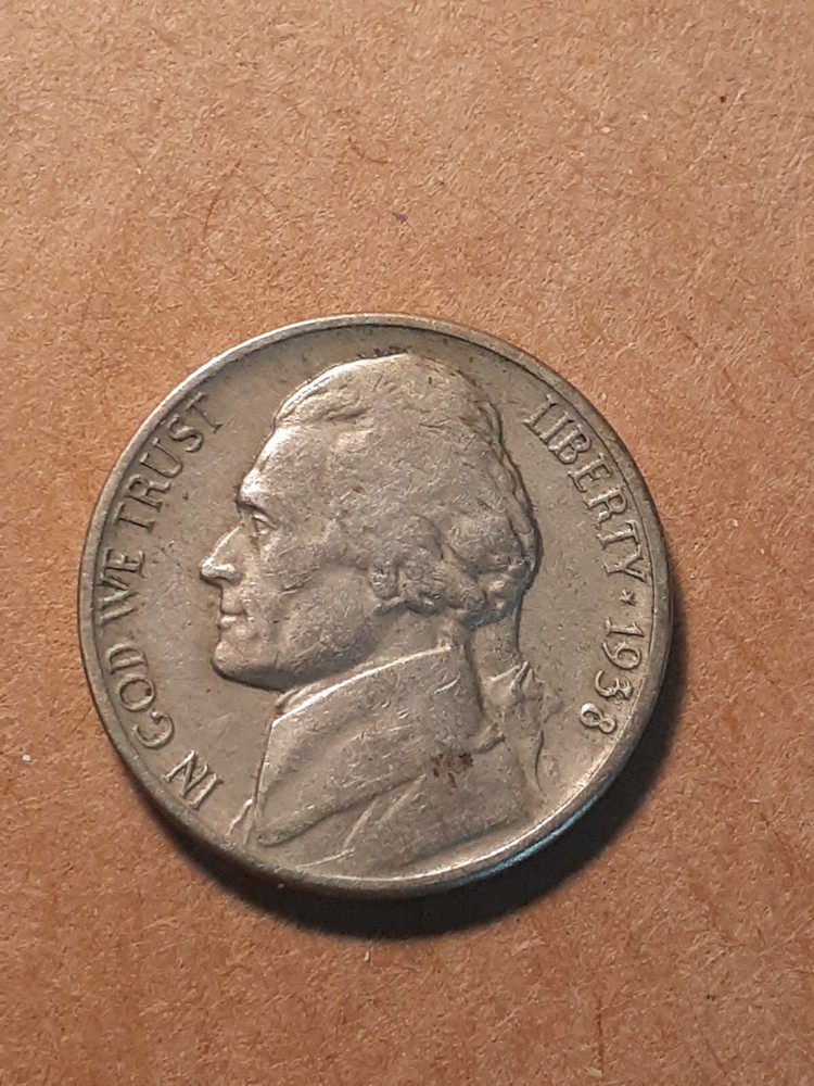 1938 JEFFERSON NICKEL