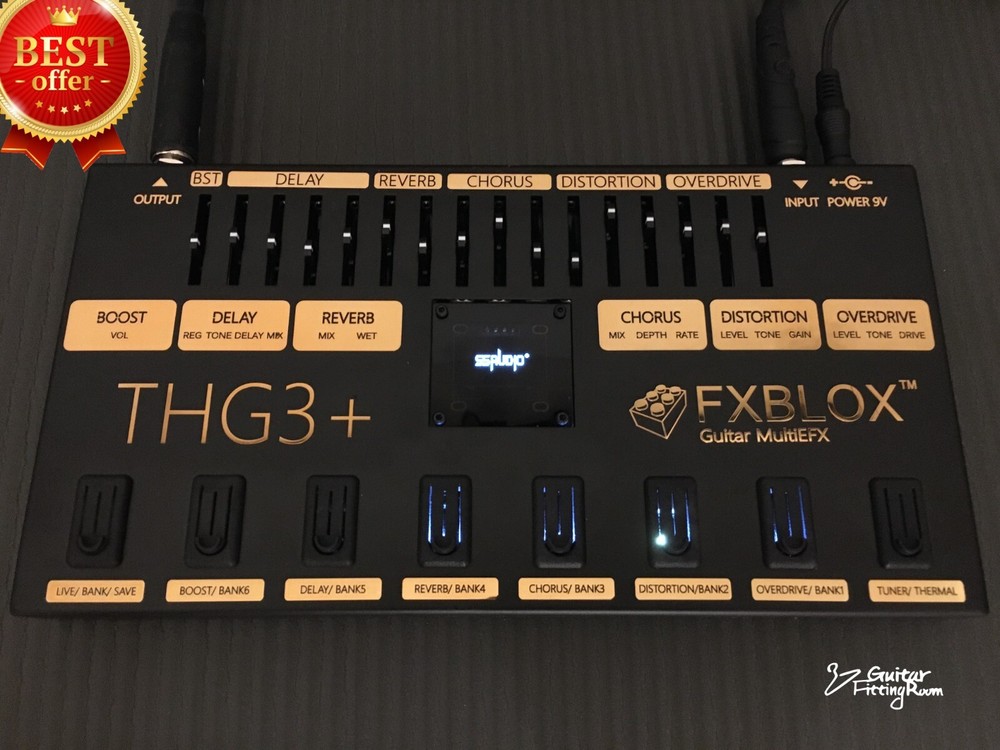 THG3+MultiEFX Guitar Multi Effect Overdrive Distortion Chorus Reverb Delay Boost