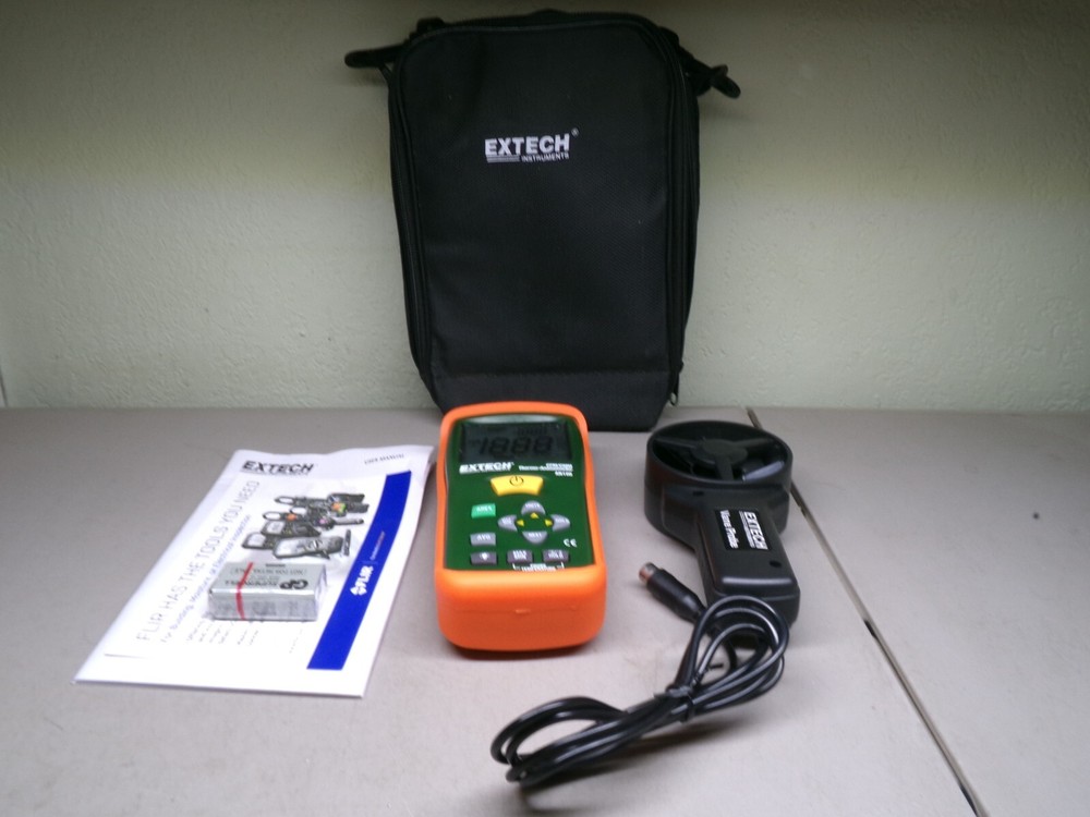 EXTECH INSTRUMENTS AN100 CFM/CMM THERMO-ANEMOMETER