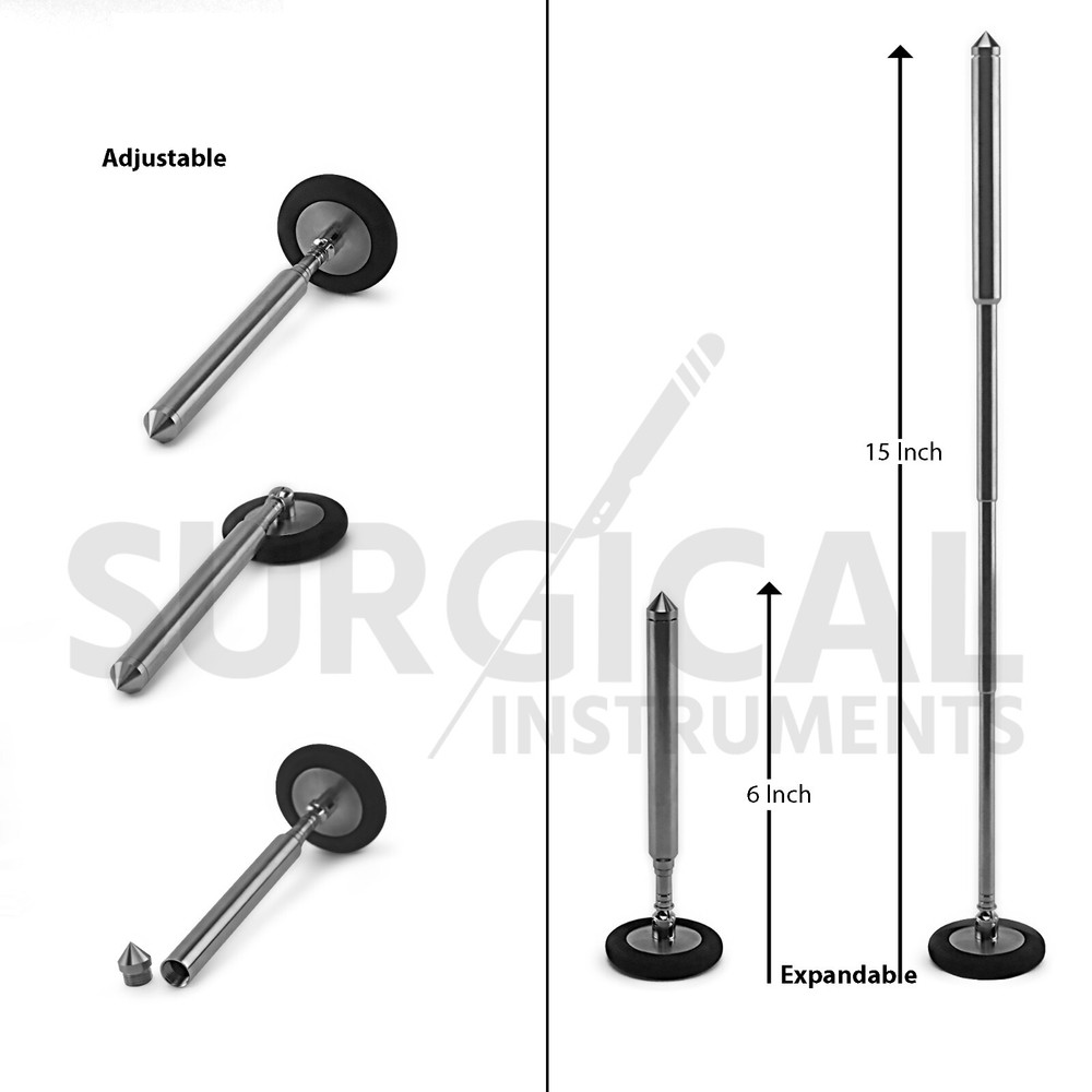 Telescopic Neurological Babinski Reflex Hammer For Physical Therapy German Grade