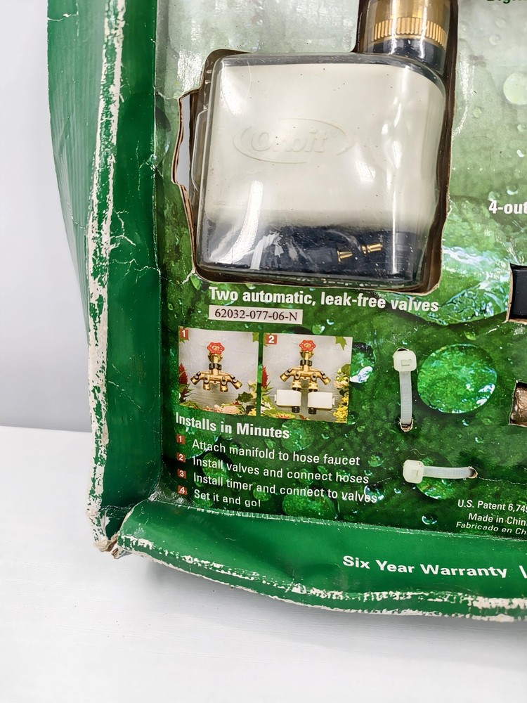 Orbit SunMate Automatic Yard Watering Kit 4 Outlet Timer Control 62032 Beige