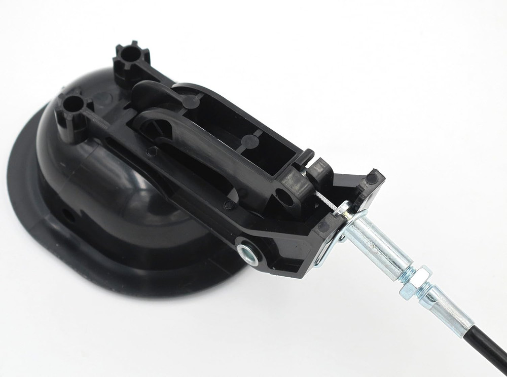 Plastic Pull Recliner Handle 3" by 3.5" with Cable (Total 36", Exposed Adjustabl