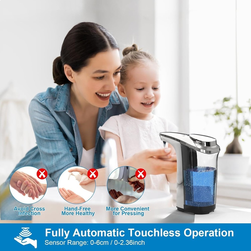 Automatic Touchless Soap Dispenser 17oz/500ml with Infrared Sensor