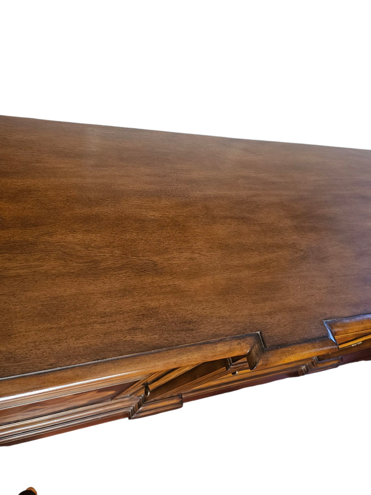 Ethan Allen Marquetry Sideboard Buffet Console Server Lombardy