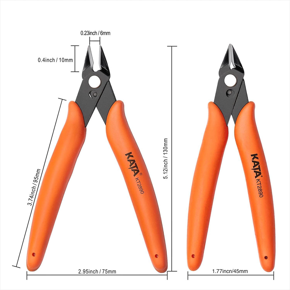Micro Wire Cutters Pliers: Precision Flush Cutter Tools for Jewelry Making Cr...