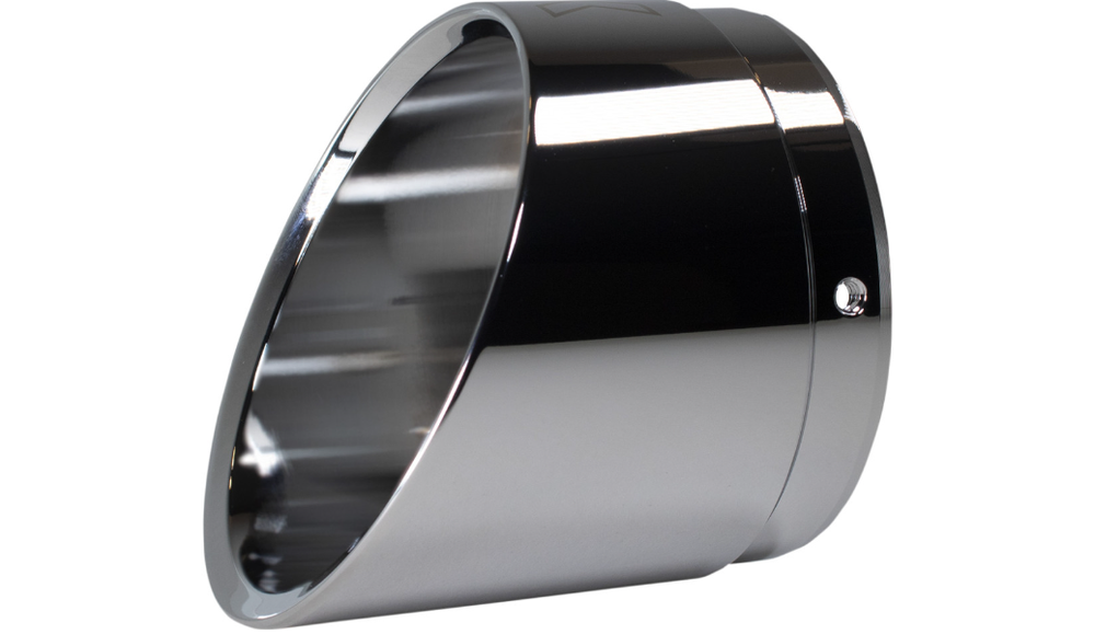 Khrome Werks 200719P 4.5" Chrome Edge End Cap Replacement HP Plus Muffler Tip