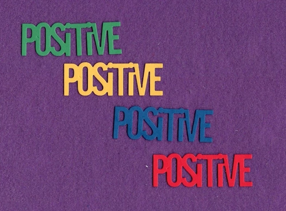 POSITIVE die cuts scrapbook cards