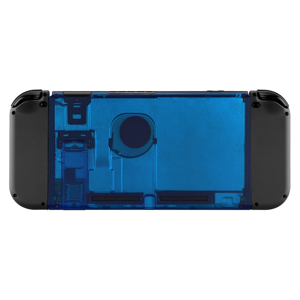 Clear Blue Back Plate Housing Shell Fix Kit for Nintendo Switch Handheld Console