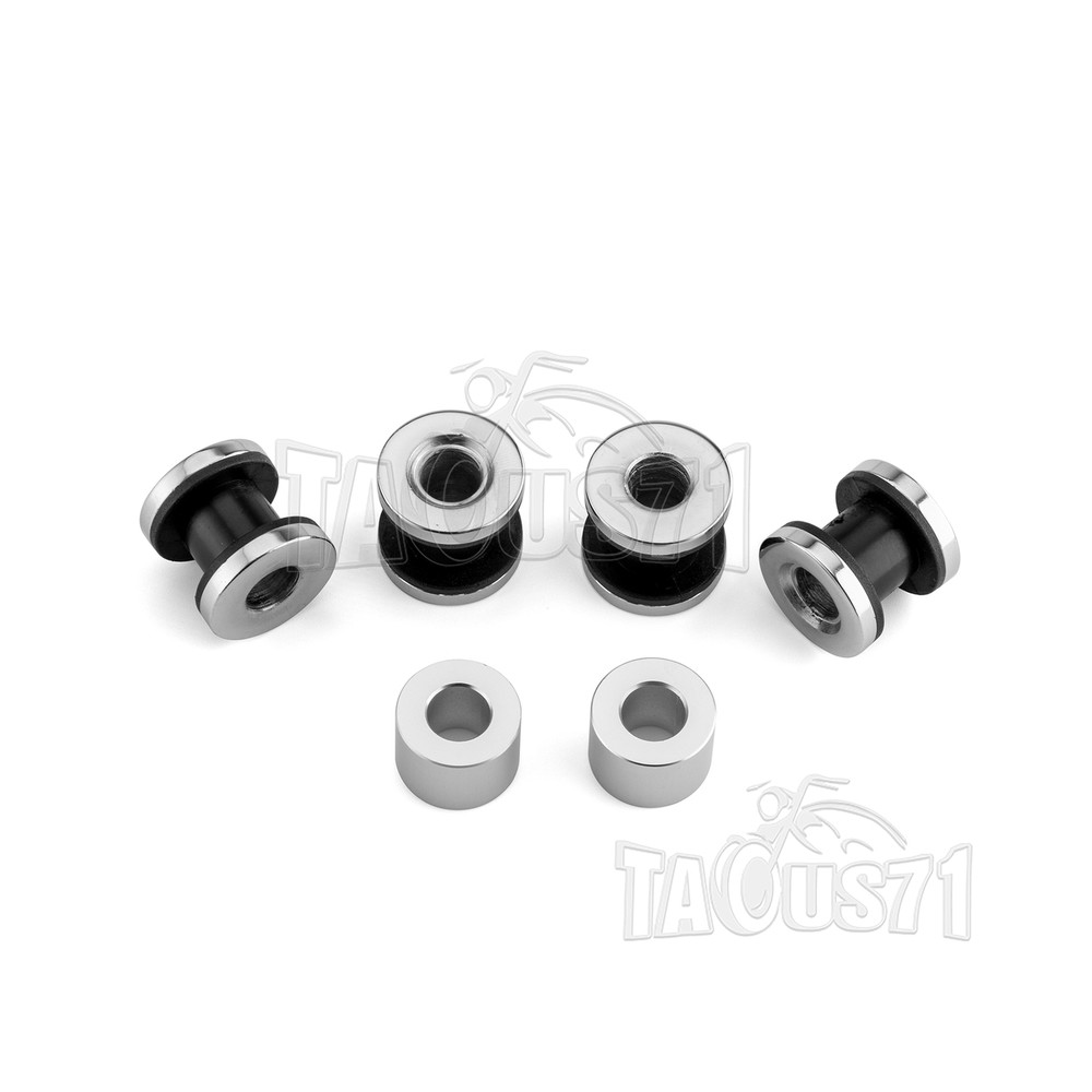 Sissy Backrests Rack Quick Release Docking Hardware Kit for Harley Touring 09-24