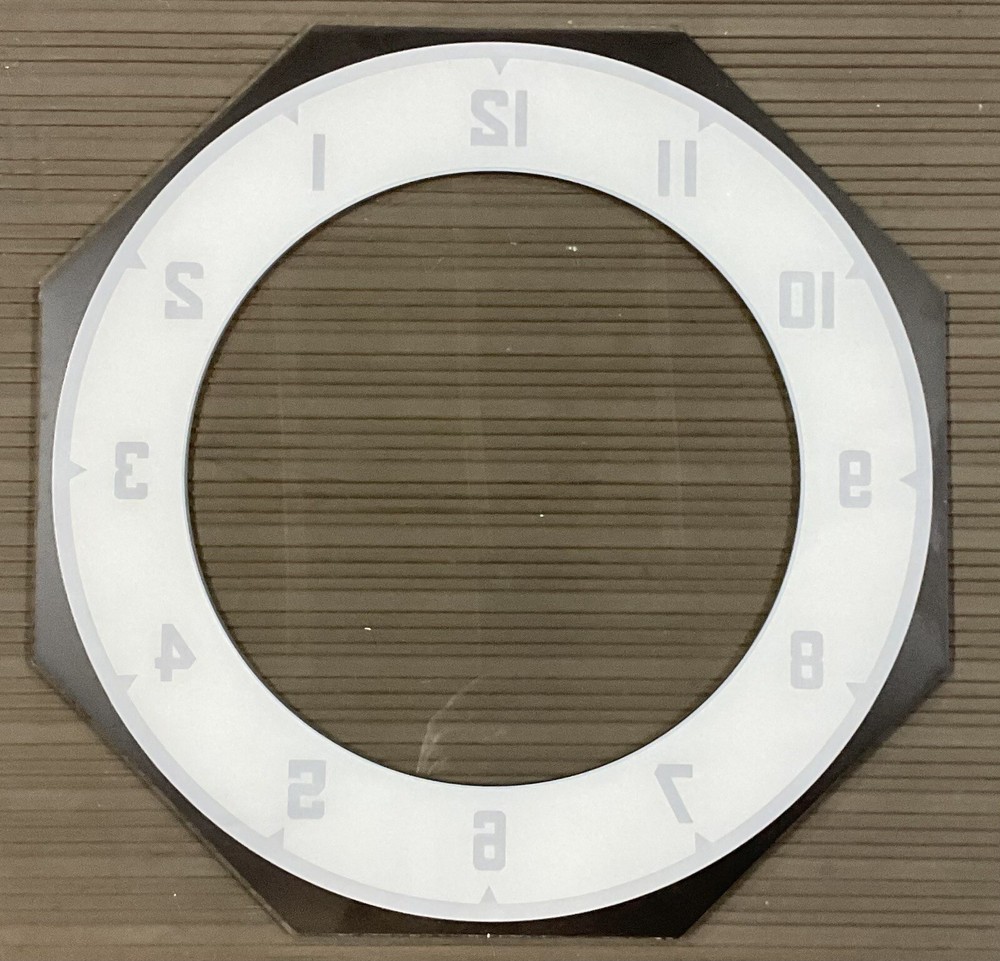 LACKNER, NEON PRODUCTS REPLACEMENT 8 SIDED CLOCK GLASS