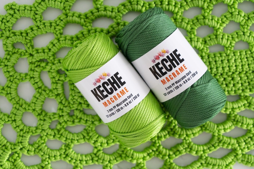 Macrame Cord | Macrame Supplies 3mm Polyester Macrame Rope Yarn for Table Run...