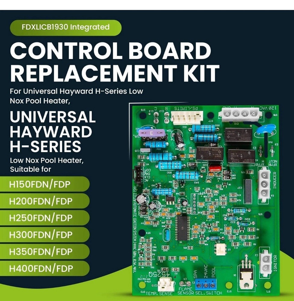 FDXLICB1930 FD Integrated Control Board Replacement Kit for Universal Hayward H