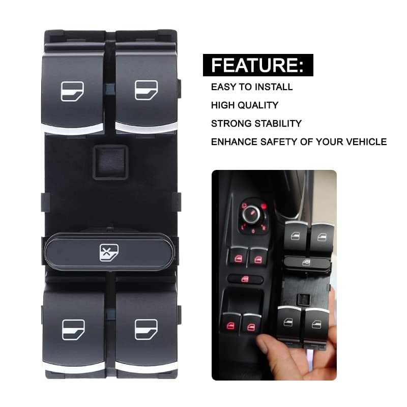 Driver Side Master Power Window Control Switch for 5ND959857