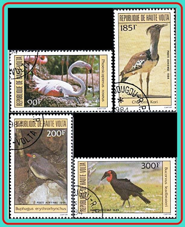 UPPER VOLTA 1984 AFRICAN BIRDS (U-AL)