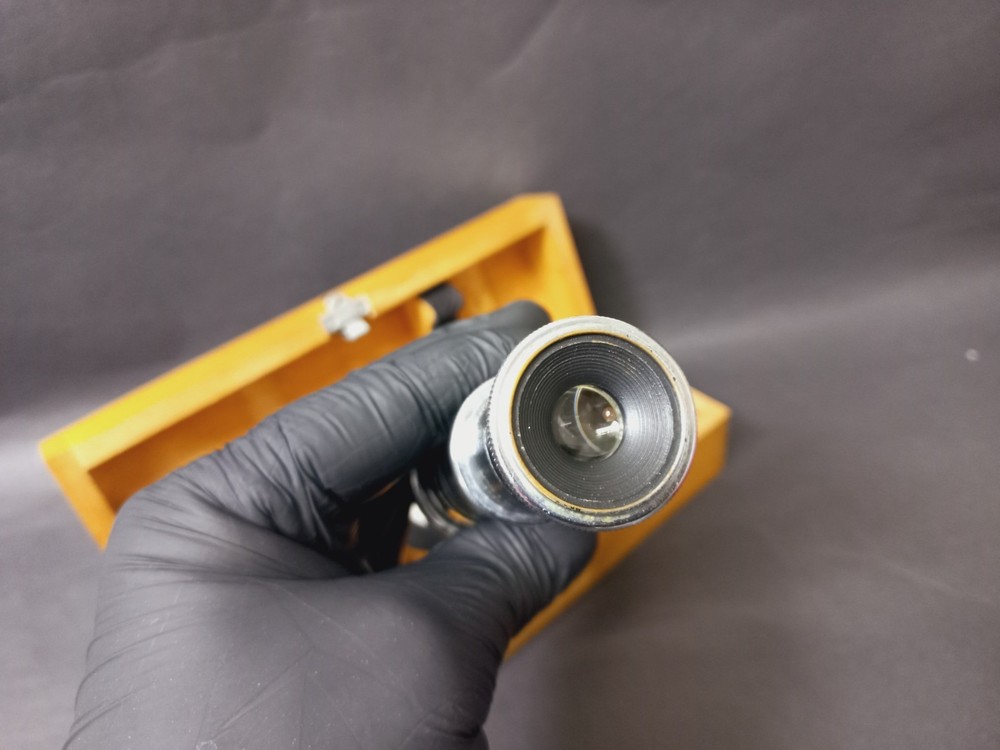 Soviet Vintage Microscope MPB-2. 24x Magnification, Antique Microscope USSR