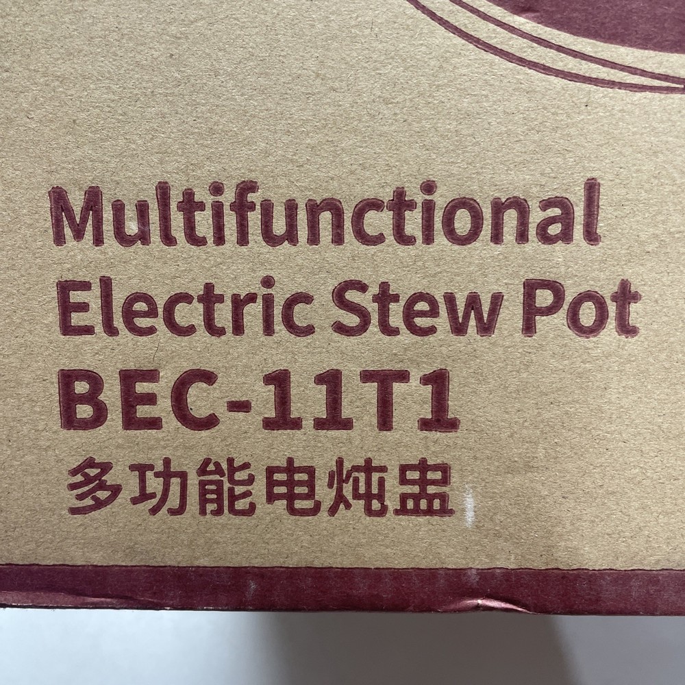 Becware Multifunctional Electric Stew Pot Bec – 11T1 New Open Box￼