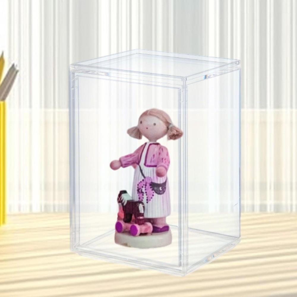 Acrylic Display Case Doll Display Box Decoration Multipurpose Dustproof Storage